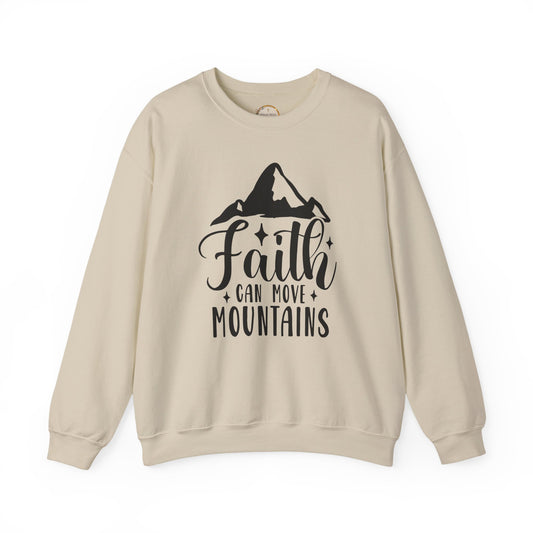 Faith Can Move Mountains Crewneck Sweatshirt