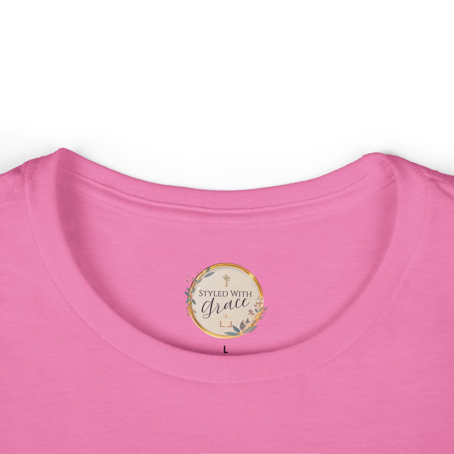 God's Girl Pink Bow Tee, Women's Faith-Inspired Shirt, Cute Graphic Top, Christian Gift, Spiritual Apparel