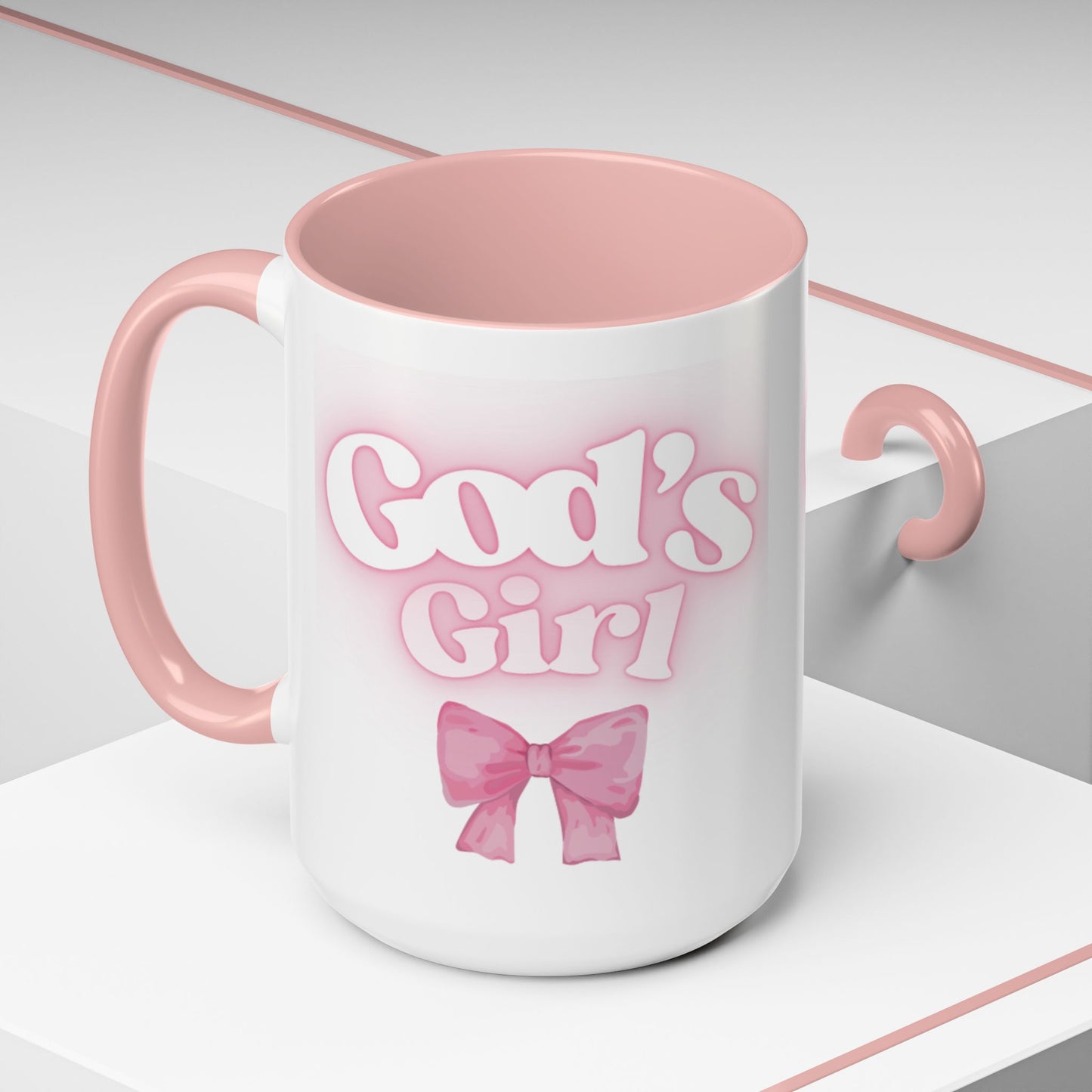 God's Girl Accent Coffee Mug - Gift for Faith, Christian, Religious Events, Inspirational Decor, Birthday, Friendship, Faith