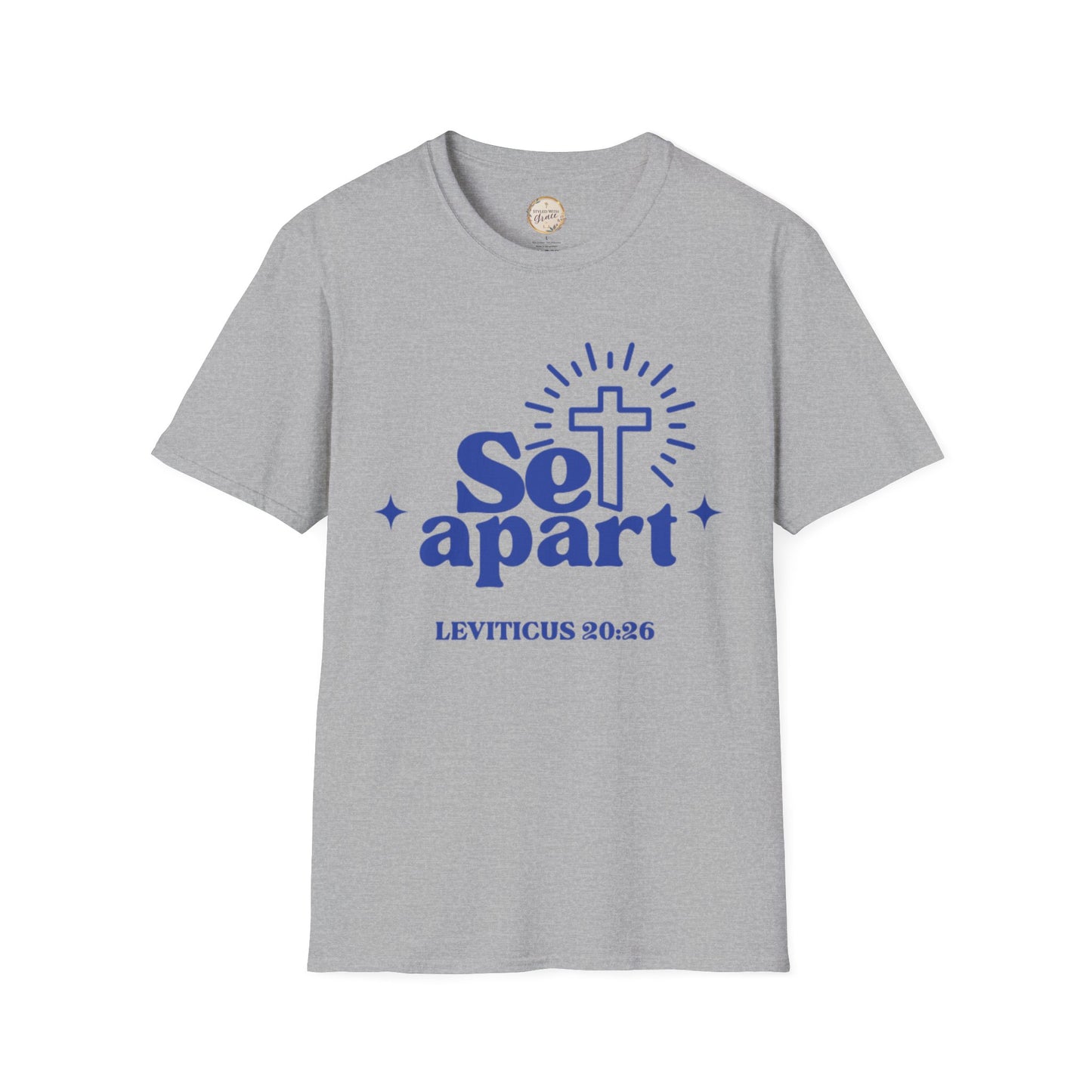 Set Apart - Christian Inspirational T-Shirt, Set Apart Apparel, Faith-Based Gift, Religious Tees, Bible Verse Shirt, Unisex Softstyle Tee