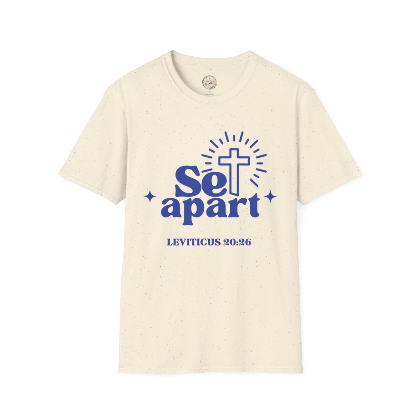 Set Apart - Christian Inspirational T-Shirt, Set Apart Apparel, Faith-Based Gift, Religious Tees, Bible Verse Shirt, Unisex Softstyle Tee