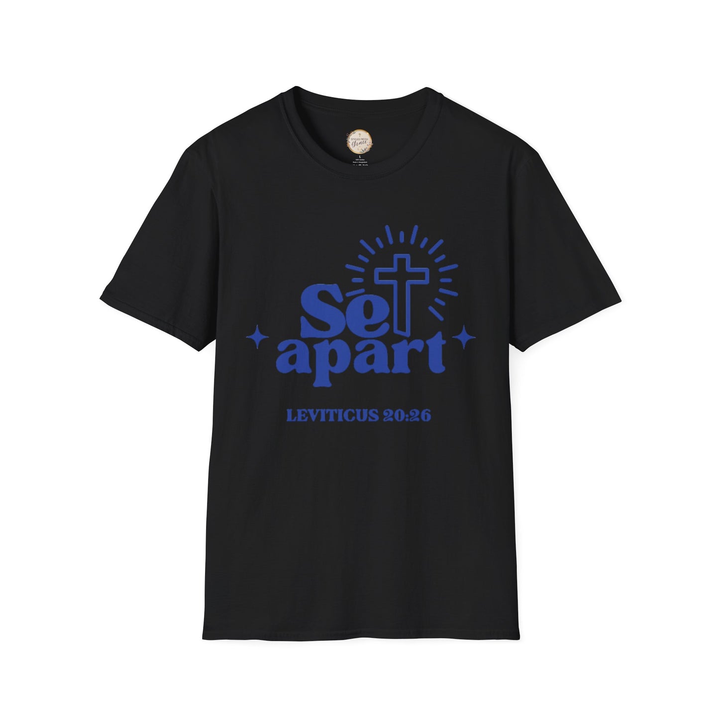 Set Apart - Christian Inspirational T-Shirt, Set Apart Apparel, Faith-Based Gift, Religious Tees, Bible Verse Shirt, Unisex Softstyle Tee