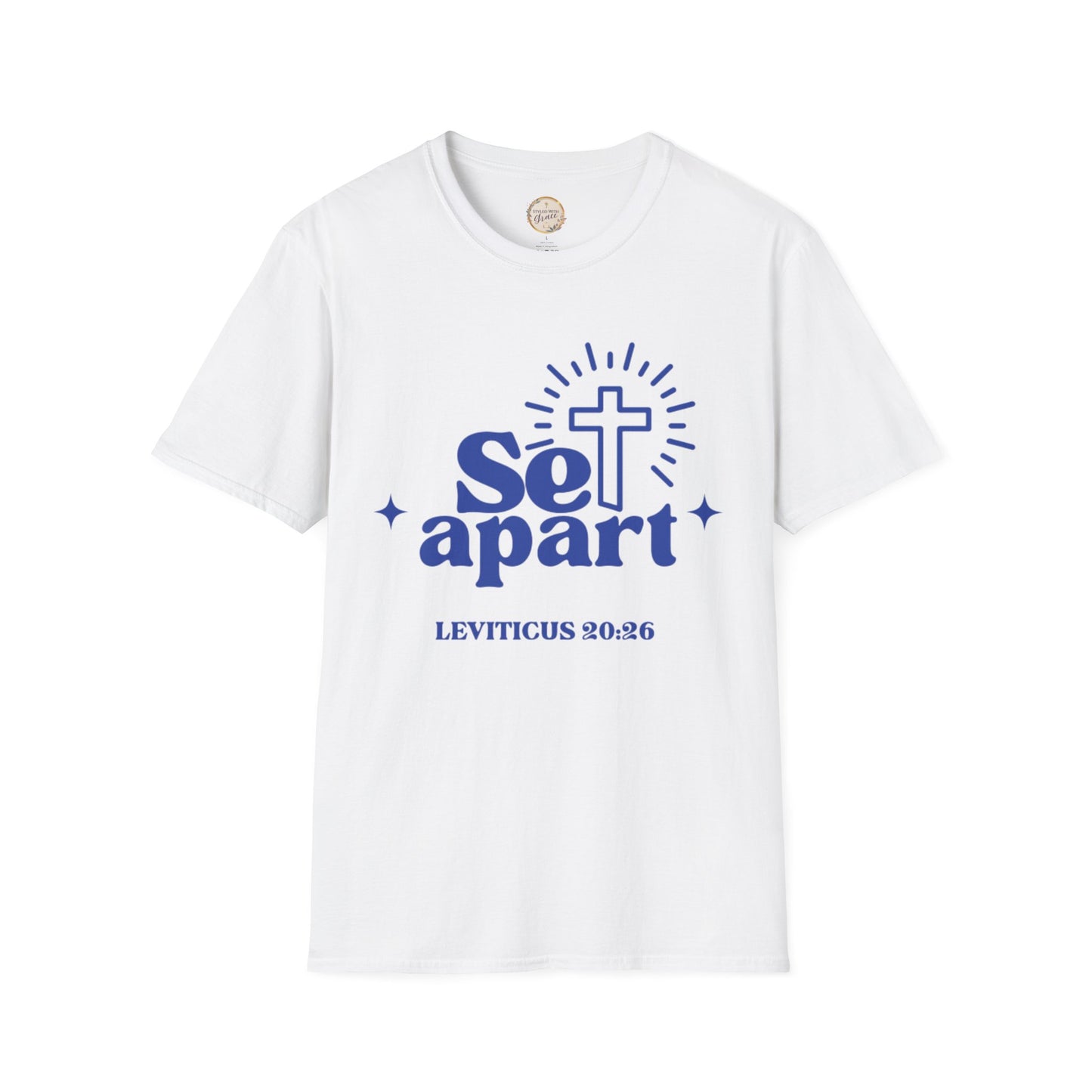 Set Apart - Christian Inspirational T-Shirt, Set Apart Apparel, Faith-Based Gift, Religious Tees, Bible Verse Shirt, Unisex Softstyle Tee