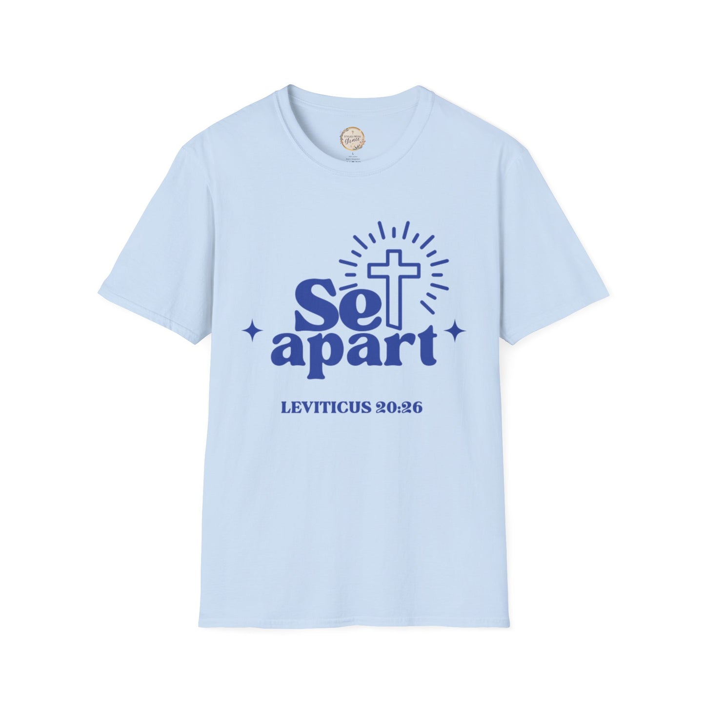 Set Apart - Christian Inspirational T-Shirt, Set Apart Apparel, Faith-Based Gift, Religious Tees, Bible Verse Shirt, Unisex Softstyle Tee