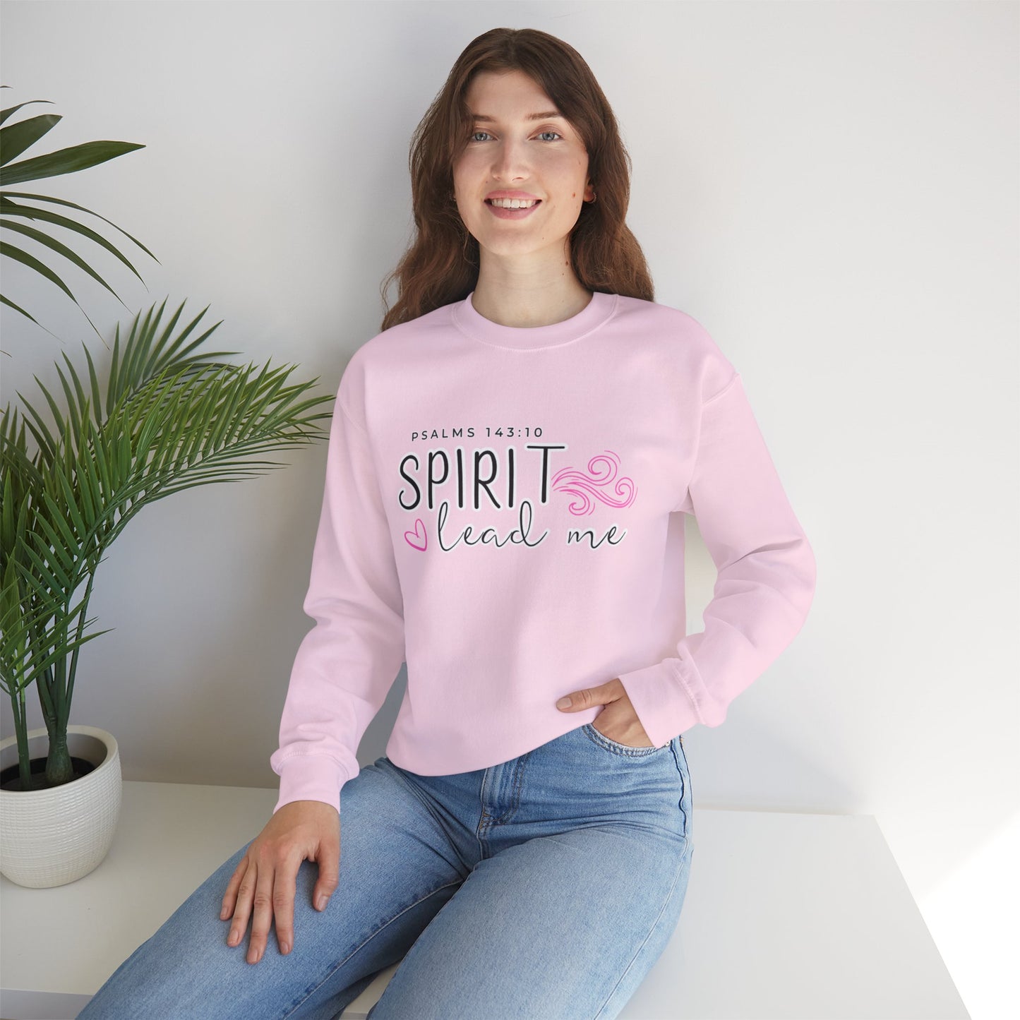 Spirit Lead Me - Inspirational Spirit Crewneck Sweatshirt