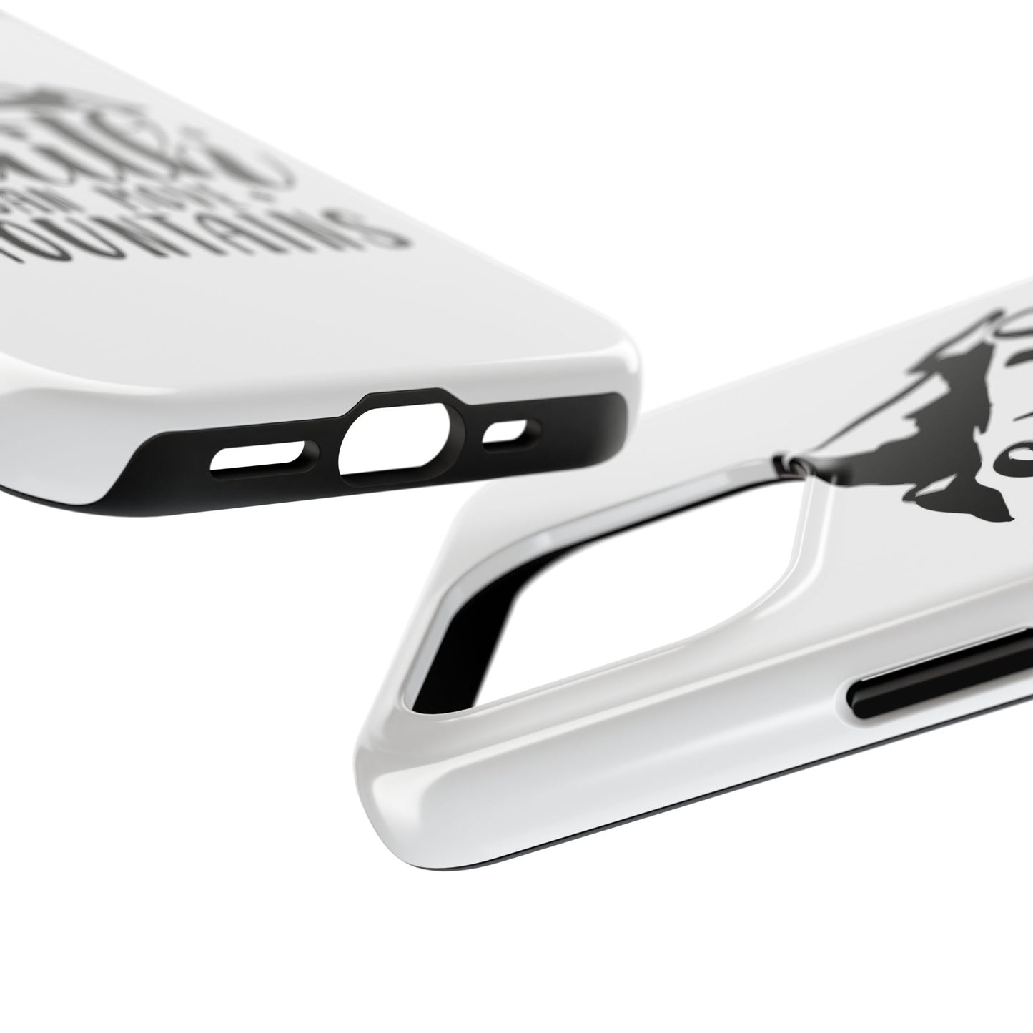 Inspirational Tough Phone Cases - 'Faith Can Move Mountains' Design