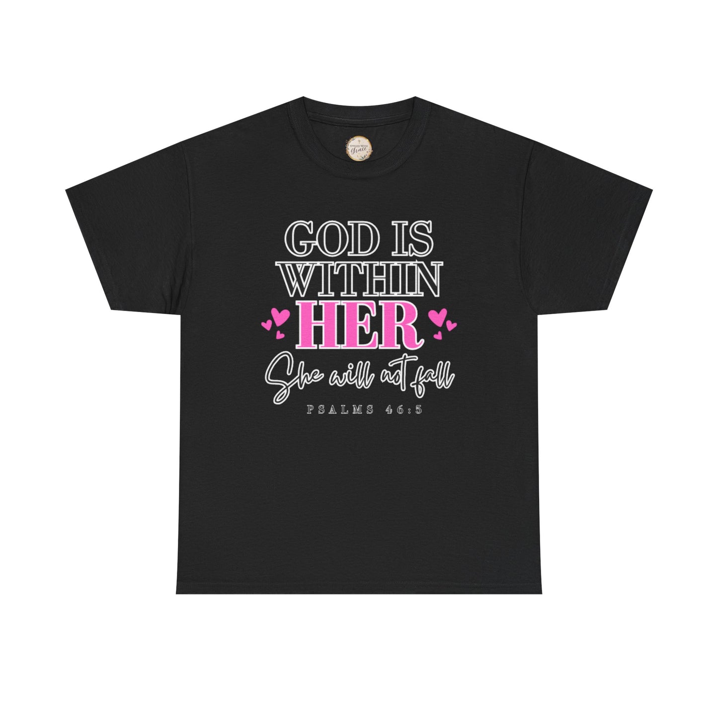 God Is Within Her Unisex Heavy Cotton Tee