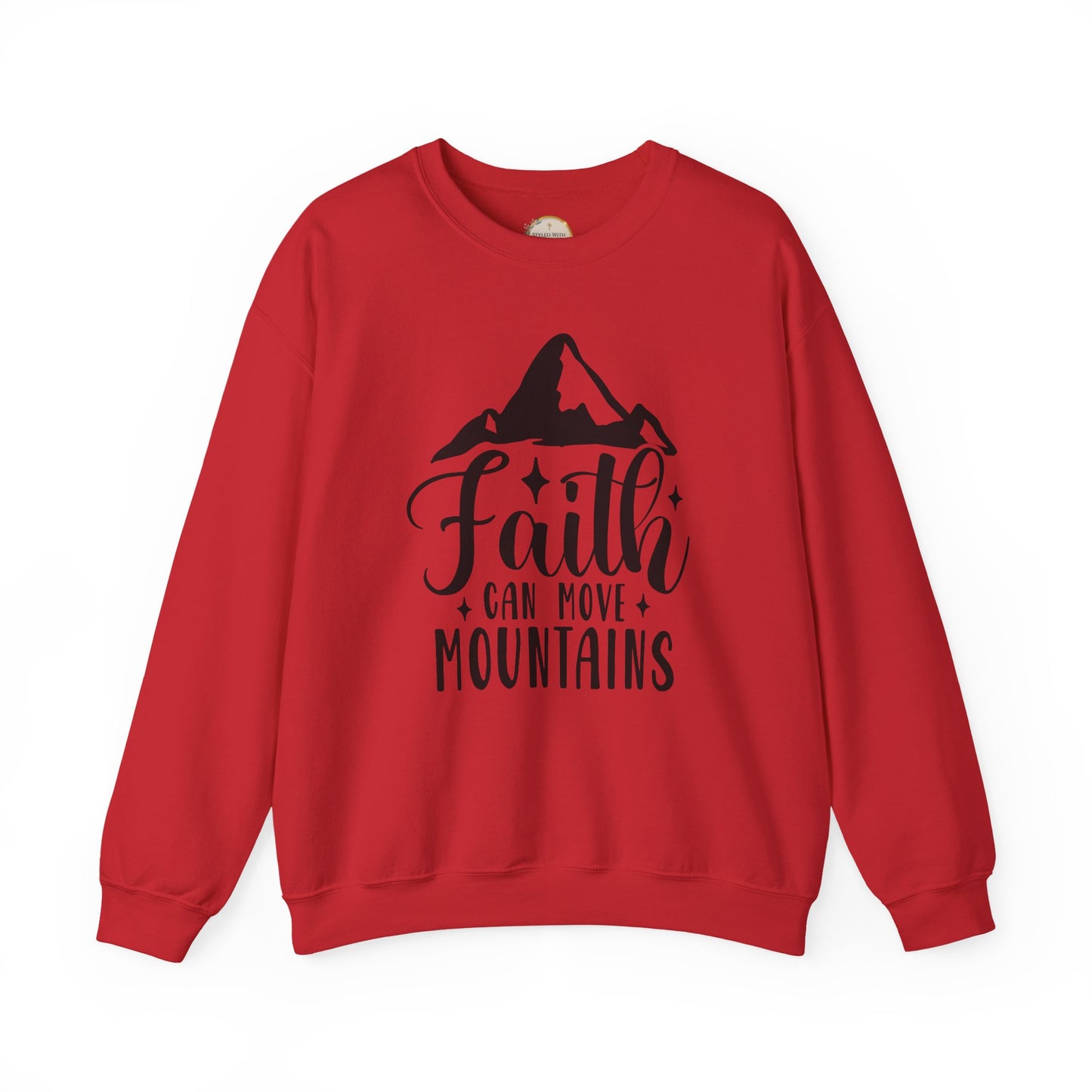 Faith Can Move Mountains Crewneck Sweatshirt