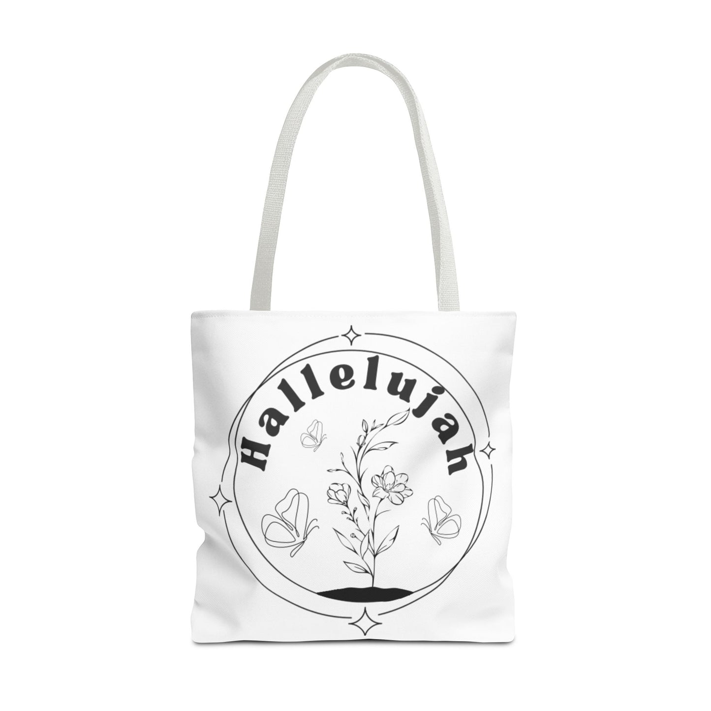 Hallelujah Tote Bag - Stylish All-Over Print for Women's Spiritual Journey
