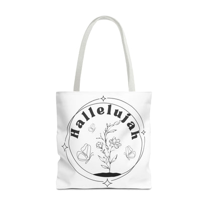 Hallelujah Tote Bag - Stylish All-Over Print for Women's Spiritual Journey