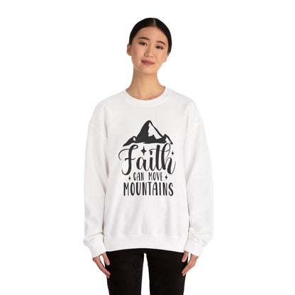 Faith Can Move Mountains Crewneck Sweatshirt