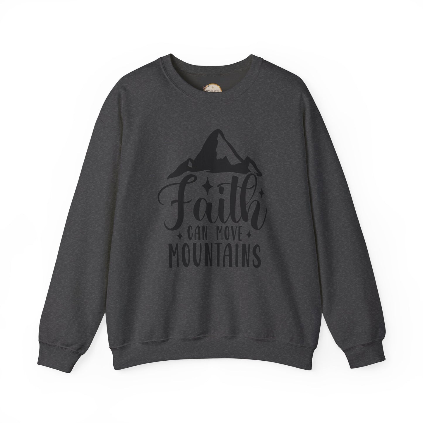 Faith Can Move Mountains Crewneck Sweatshirt