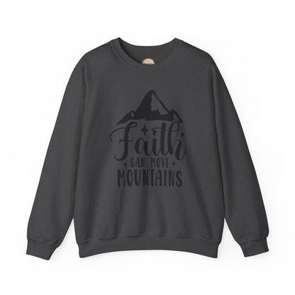 Faith Can Move Mountains Crewneck Sweatshirt