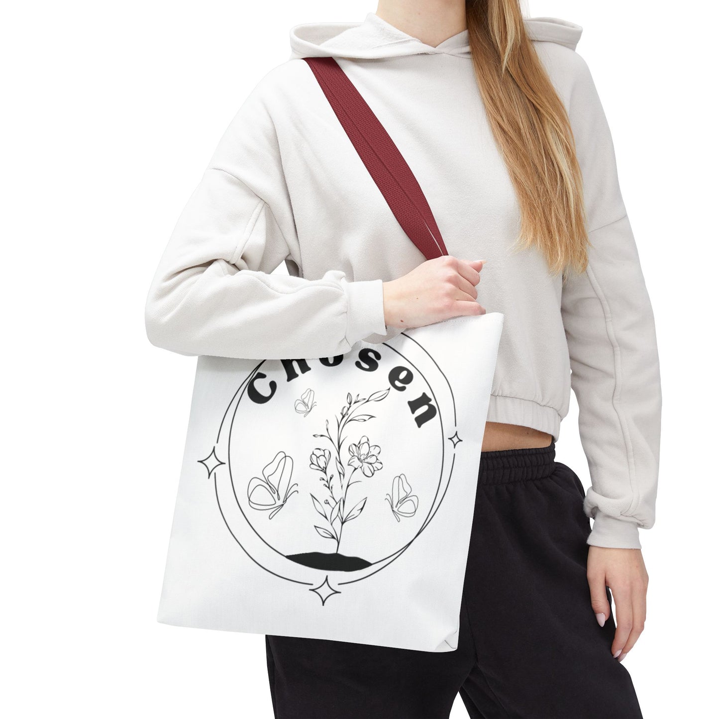 Chosen Floral Tote Bag – Empowerment + Style