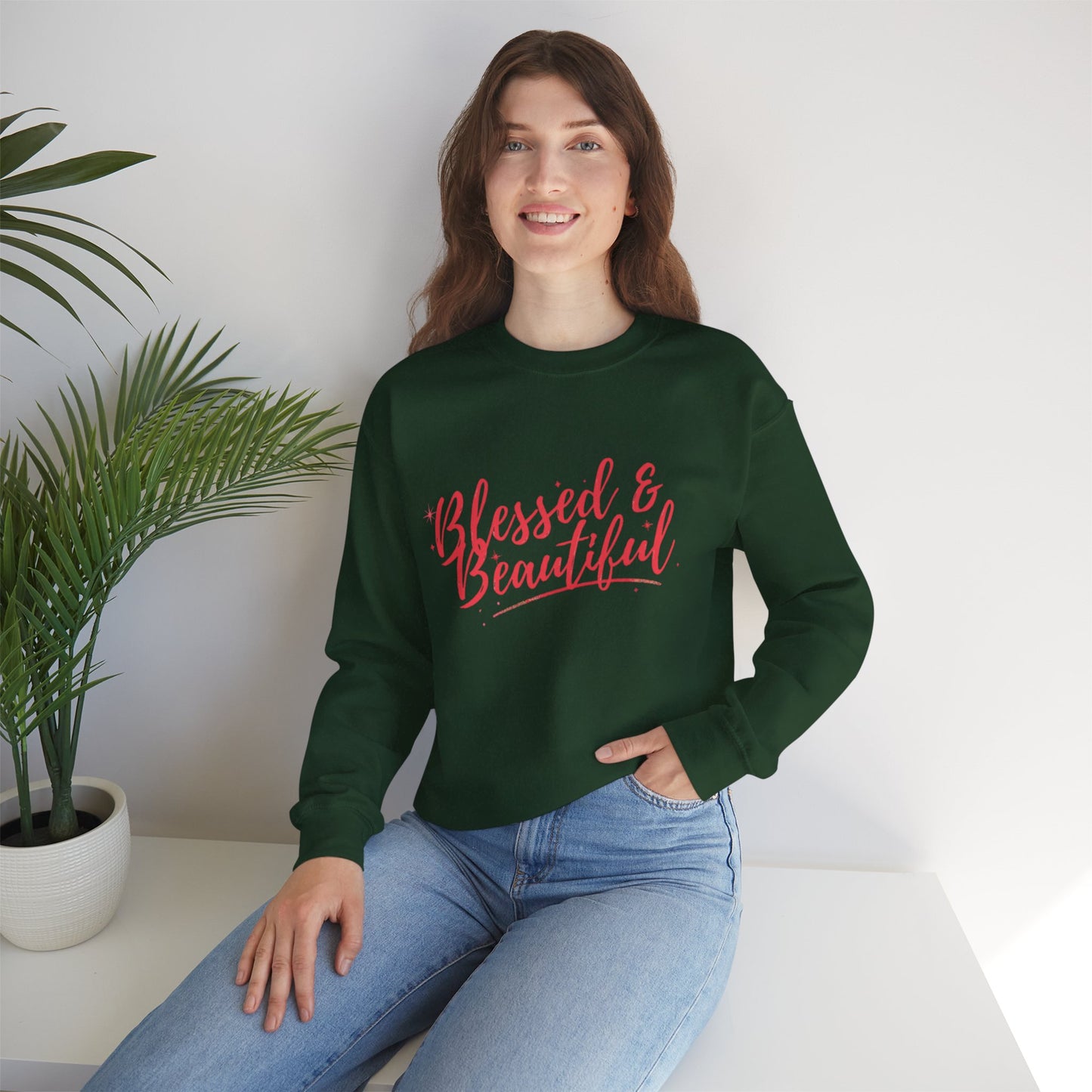 Blessed & Beautiful Crewneck Sweatshirt