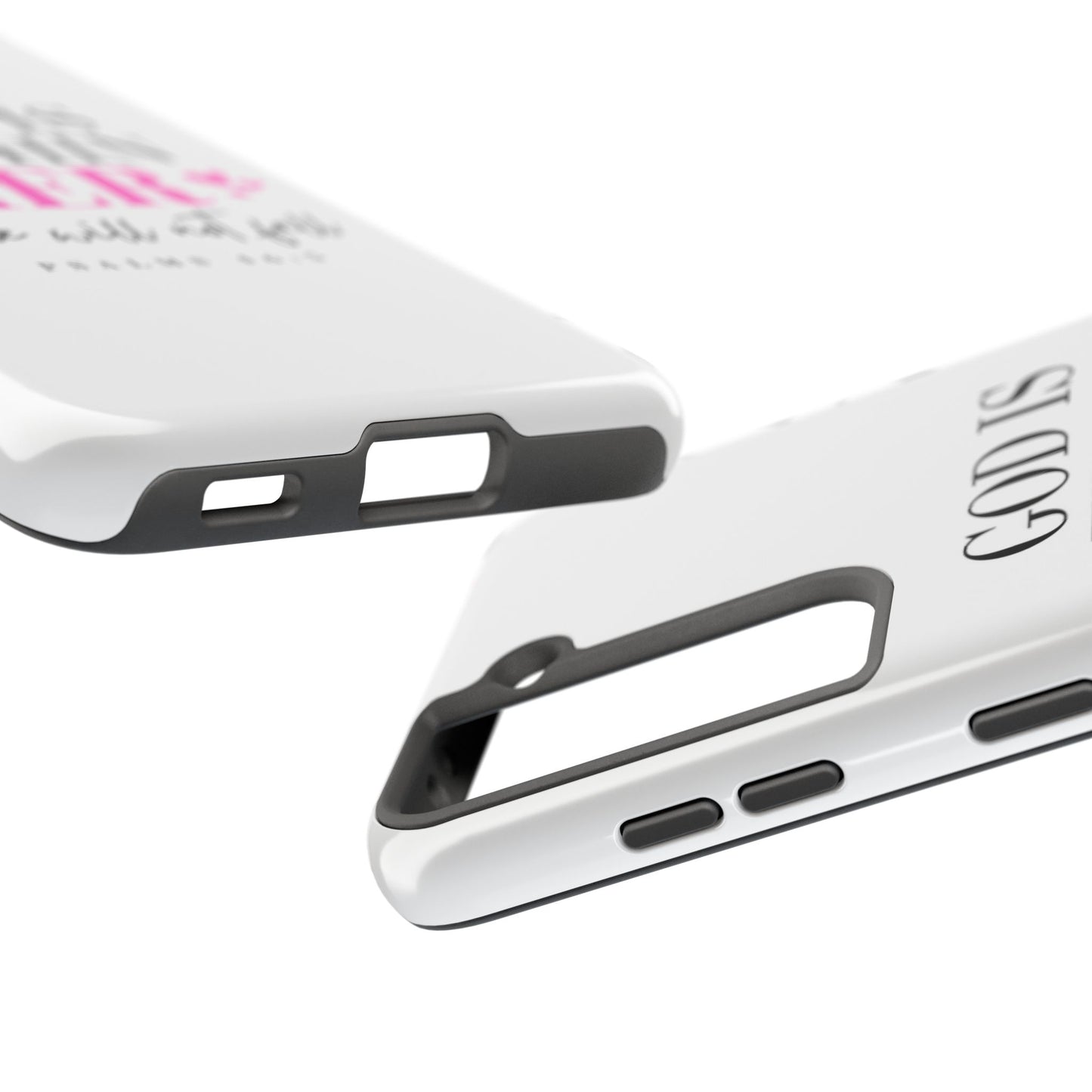 Empowering Tough Phone Case - "God is Within Her" Inspirational Design