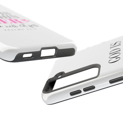 Empowering Tough Phone Case - "God is Within Her" Inspirational Design