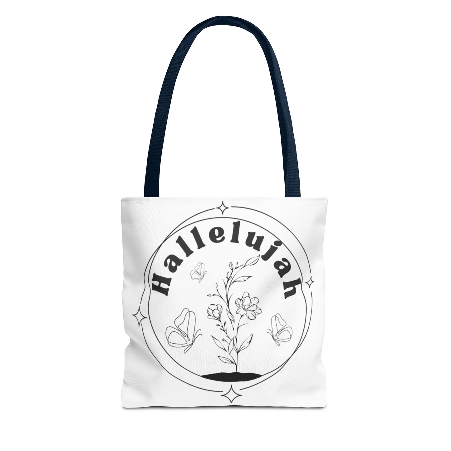Hallelujah Tote Bag - Stylish All-Over Print for Women's Spiritual Journey