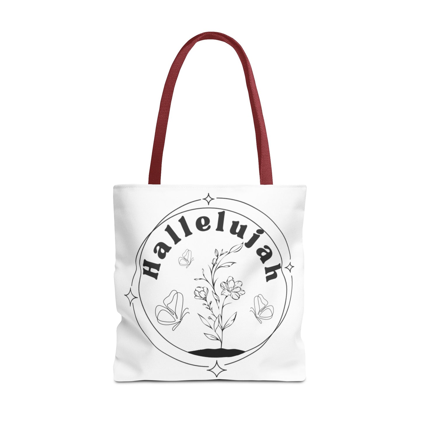Hallelujah Tote Bag - Stylish All-Over Print for Women's Spiritual Journey