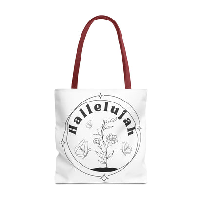 Hallelujah Tote Bag - Stylish All-Over Print for Women's Spiritual Journey