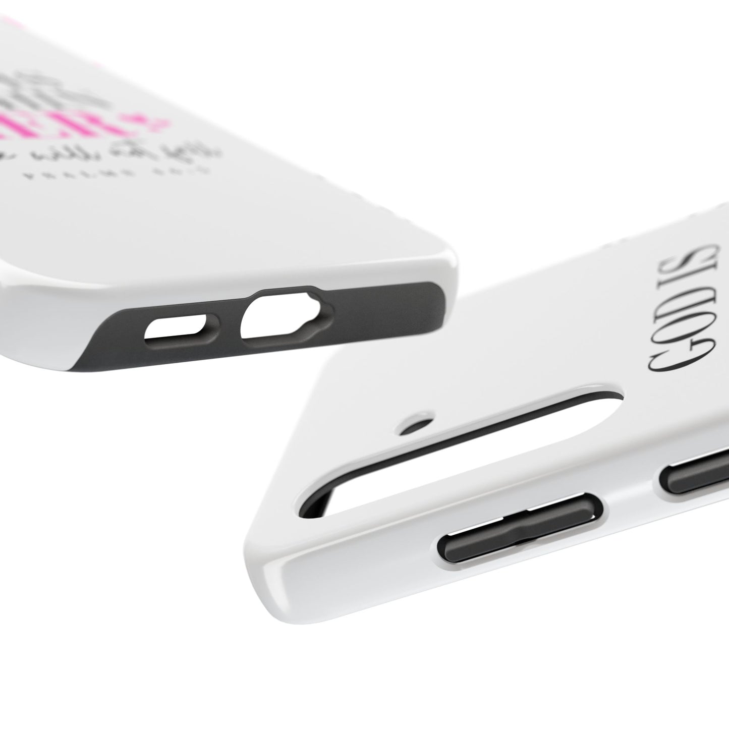 Empowering Tough Phone Case - "God is Within Her" Inspirational Design