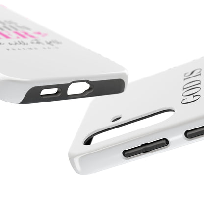 Empowering Tough Phone Case - "God is Within Her" Inspirational Design