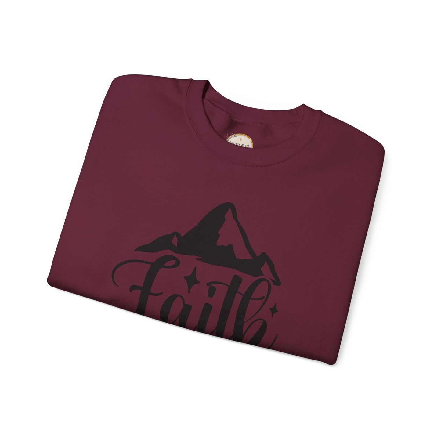 Faith Can Move Mountains Crewneck Sweatshirt