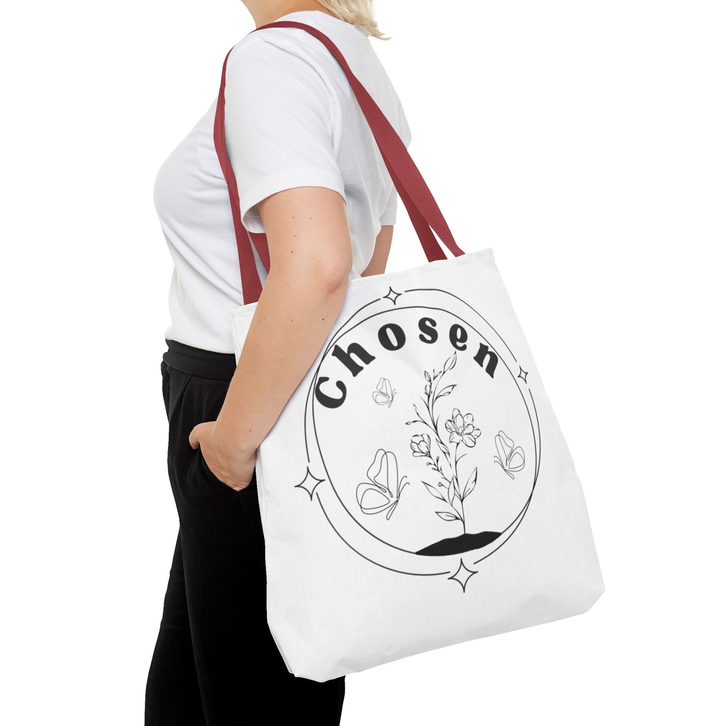 Chosen Floral Tote Bag – Empowerment + Style