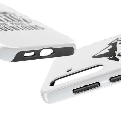 Inspirational Tough Phone Cases - 'Faith Can Move Mountains' Design