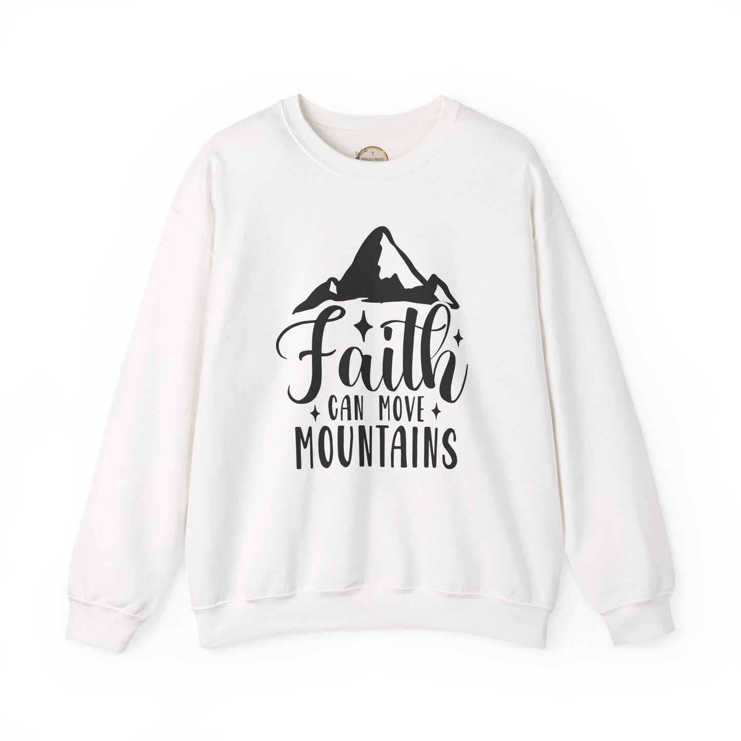 Faith Can Move Mountains Crewneck Sweatshirt