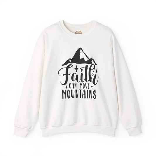 Faith Can Move Mountains Crewneck Sweatshirt