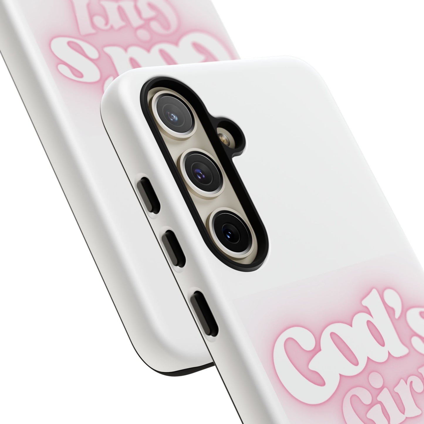 God's Girl Cute Phone Case, Pink Bow Case, Faith-Based Gifts, Christian Accessories, Birthday Present, Inspirational Jewelry