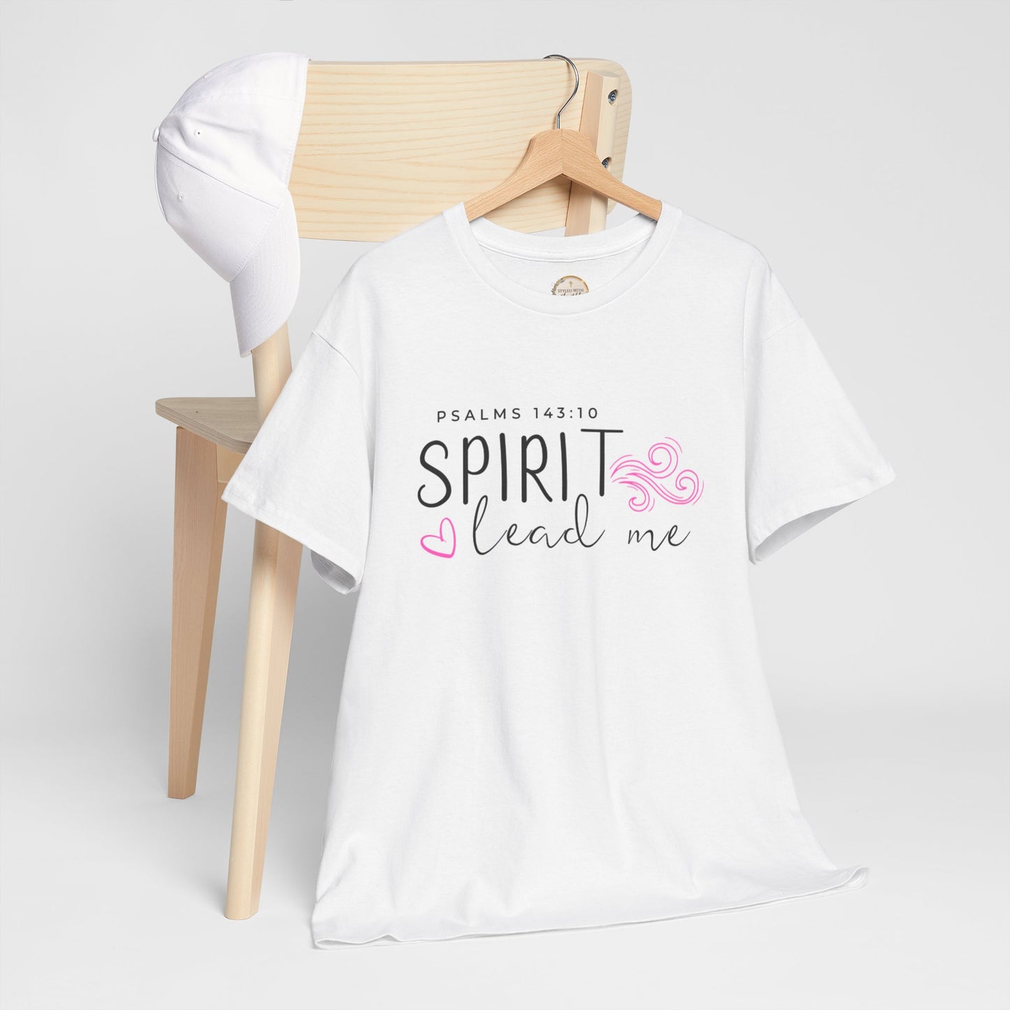 Psalms 143:10 Spirit Lead Me Unisex Heavy Cotton Tee