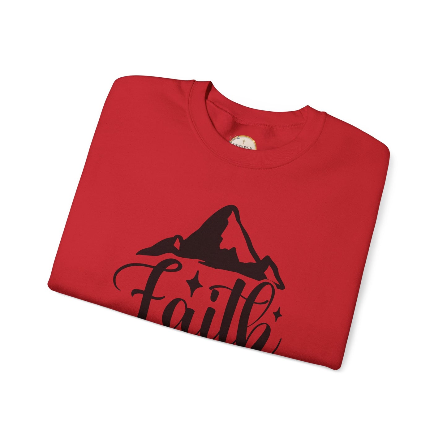 Faith Can Move Mountains Crewneck Sweatshirt