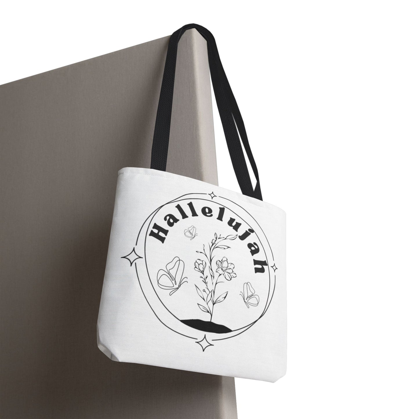 Hallelujah Tote Bag - Stylish All-Over Print for Women's Spiritual Journey