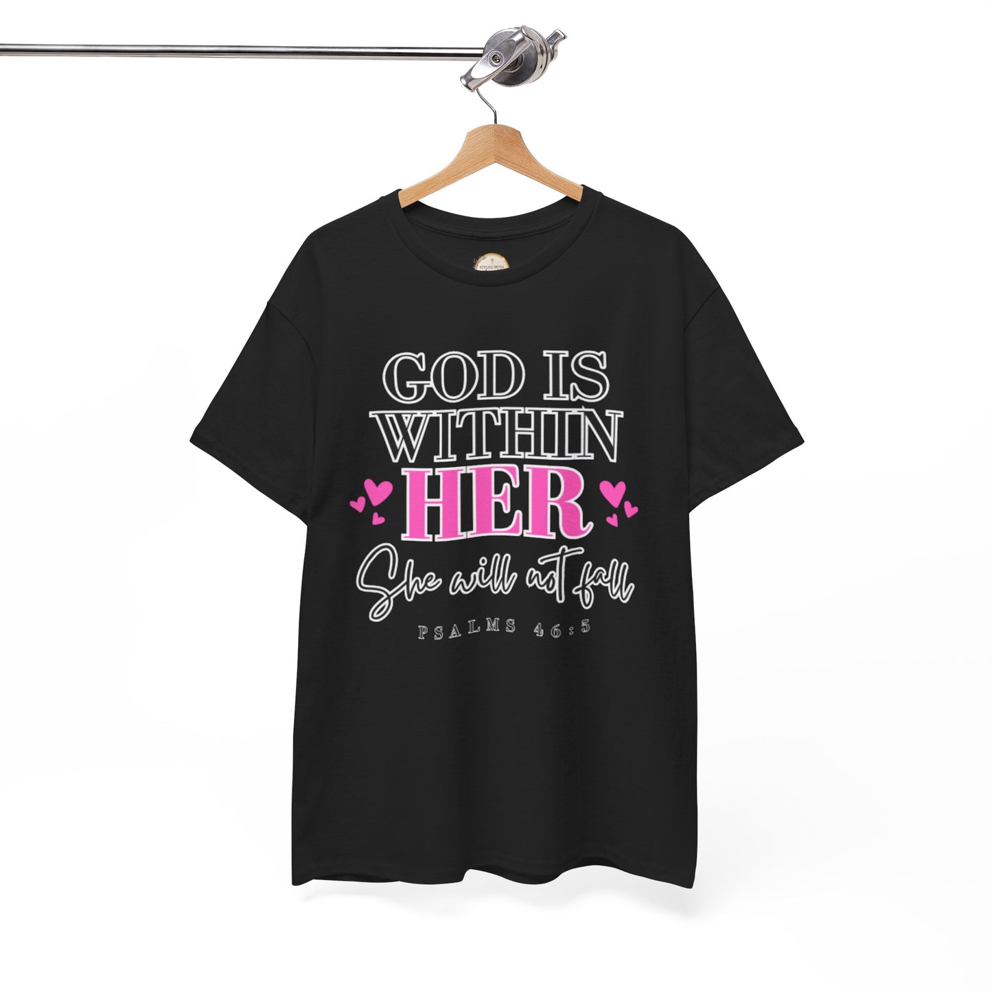 God Is Within Her Unisex Heavy Cotton Tee