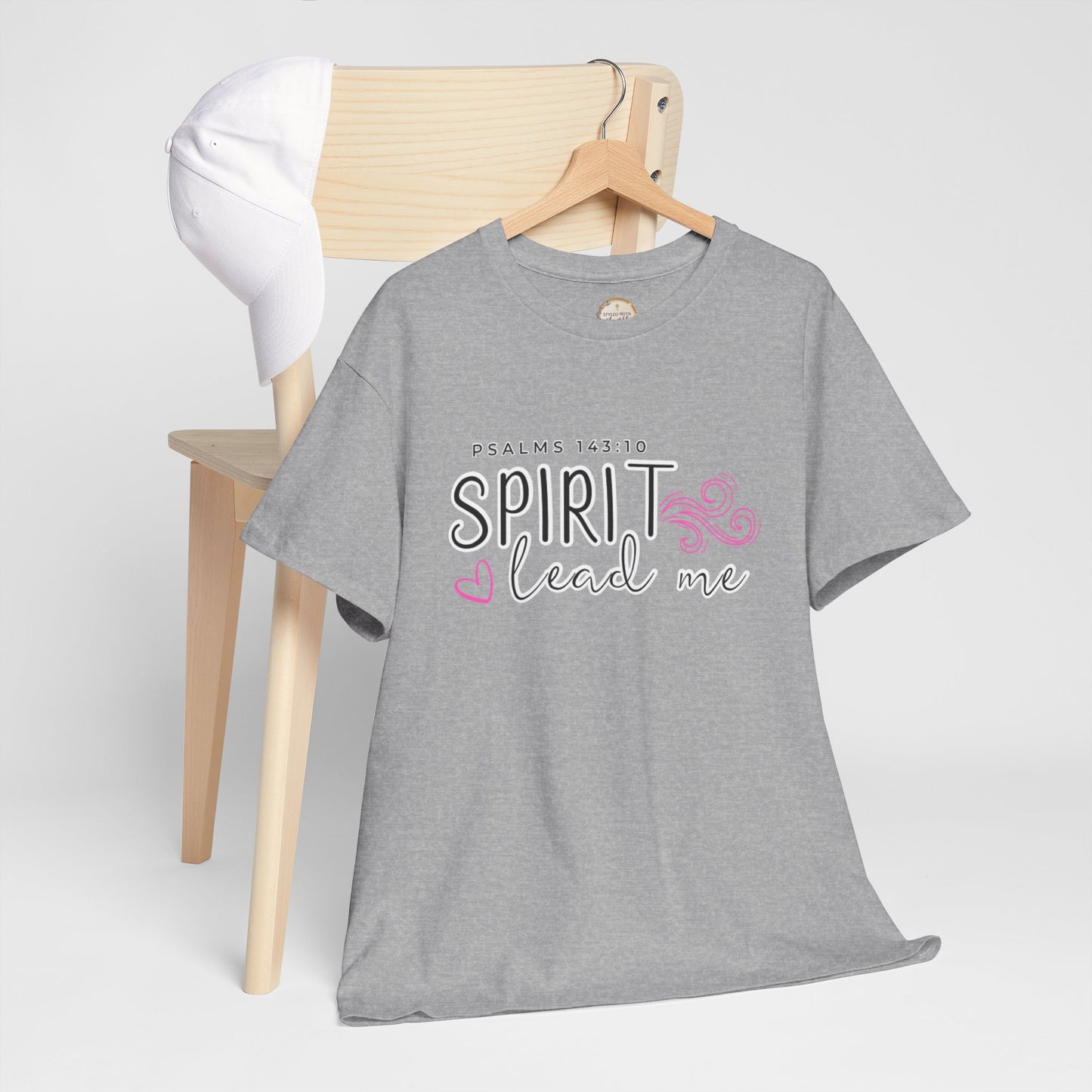Psalms 143:10 Spirit Lead Me Unisex Heavy Cotton Tee