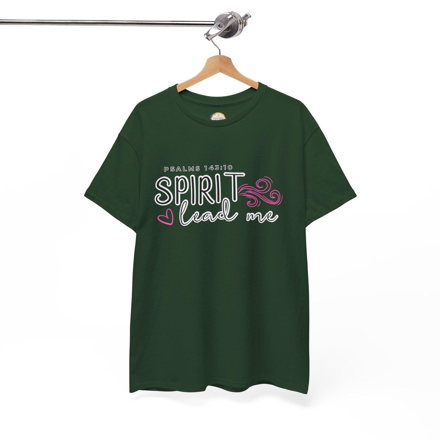 Psalms 143:10 Spirit Lead Me Unisex Heavy Cotton Tee