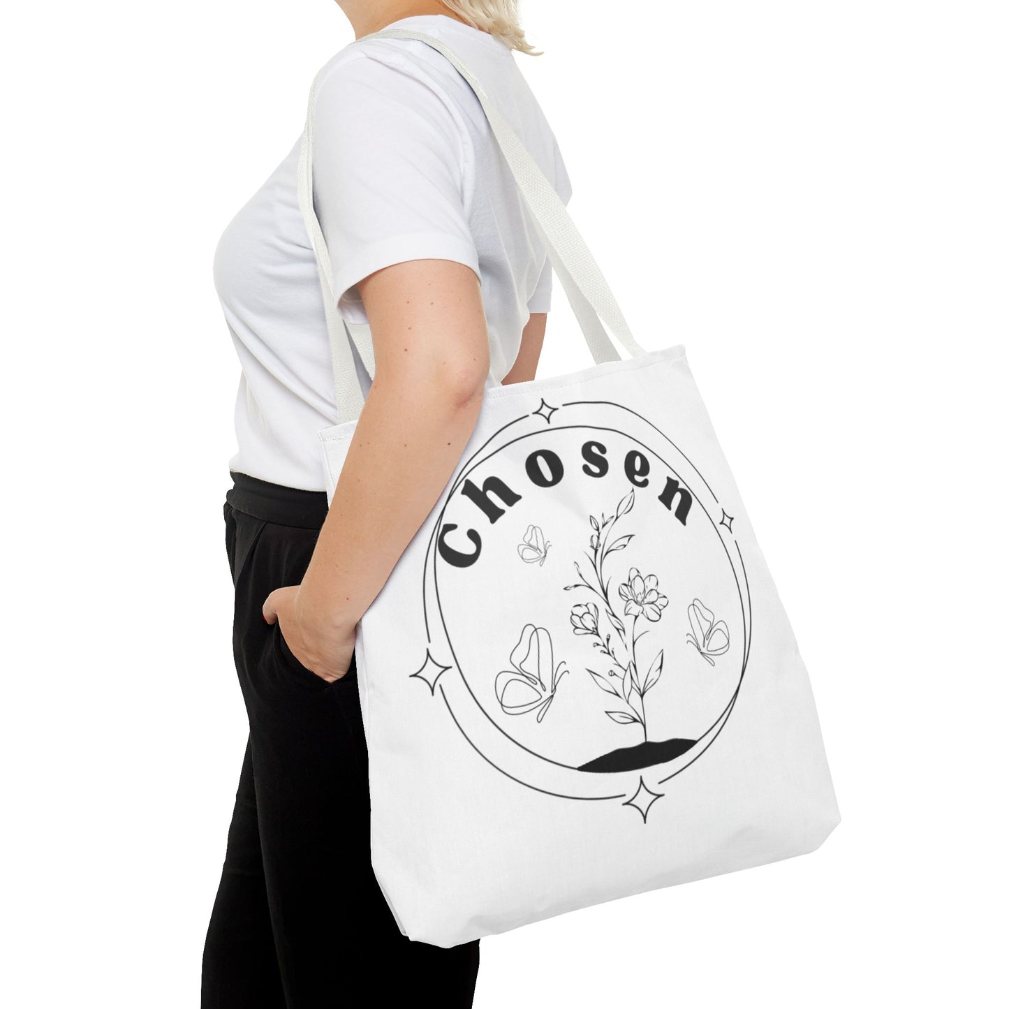 Chosen Floral Tote Bag – Empowerment + Style