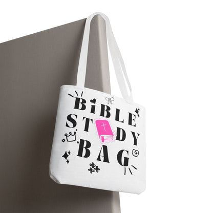 Bible Study Tote Bag - Stylish All-Over Print for Women's Spiritual Journey