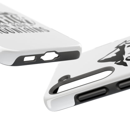 Inspirational Tough Phone Cases - 'Faith Can Move Mountains' Design