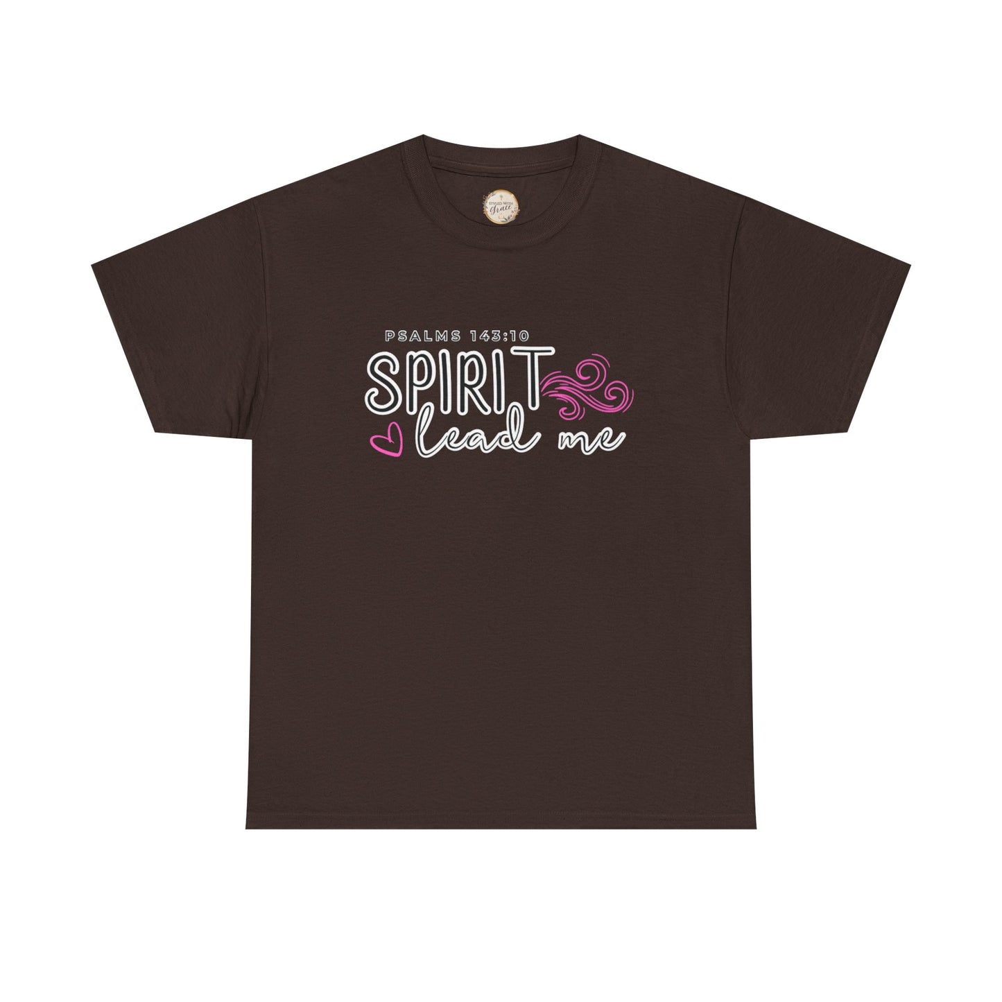 Psalms 143:10 Spirit Lead Me Unisex Heavy Cotton Tee