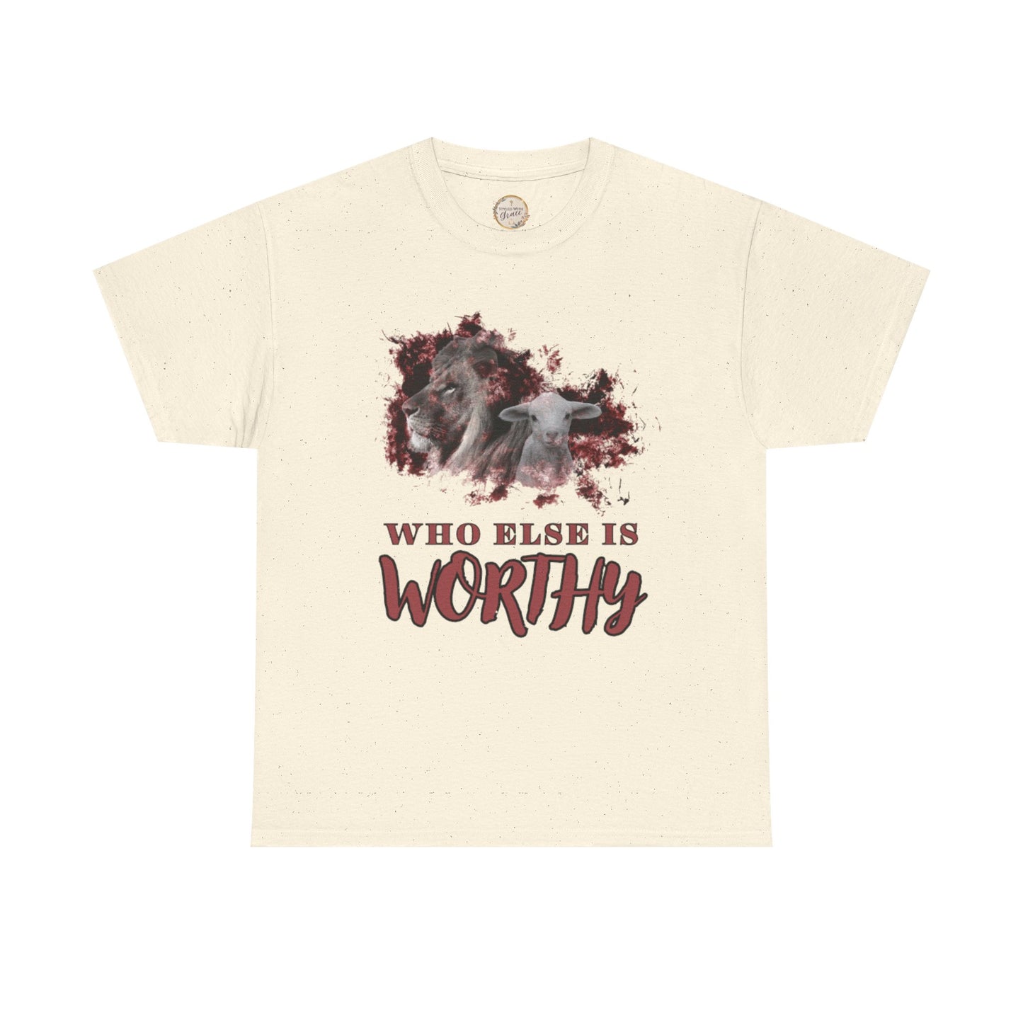 Who Else Is Worthy Tee, Inspirational T-Shirt for Faith, Meaningful Gift, Christian Apparel, Casual Wear, Spiritual Clothing