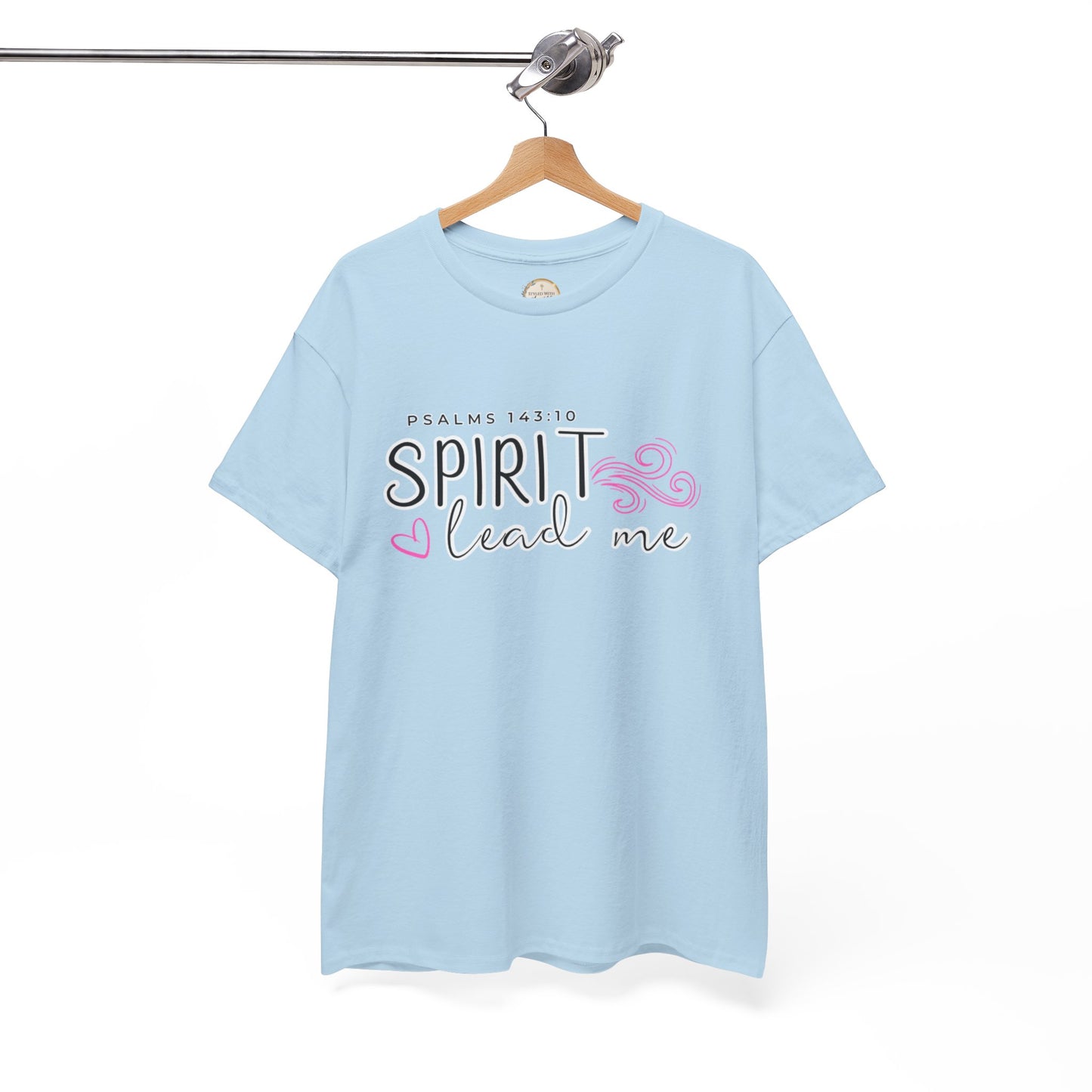 Psalms 143:10 Spirit Lead Me Unisex Heavy Cotton Tee