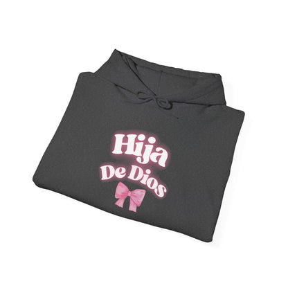 Hija De Dios Hoodie, Unisex Heavy Blend Sweatshirt, Gift for Her, Trendy Streetwear, Cozy Layering Option
