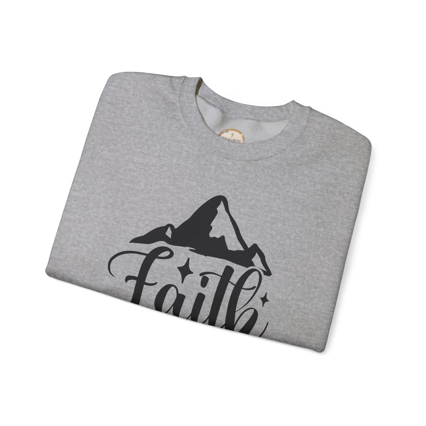 Faith Can Move Mountains Crewneck Sweatshirt
