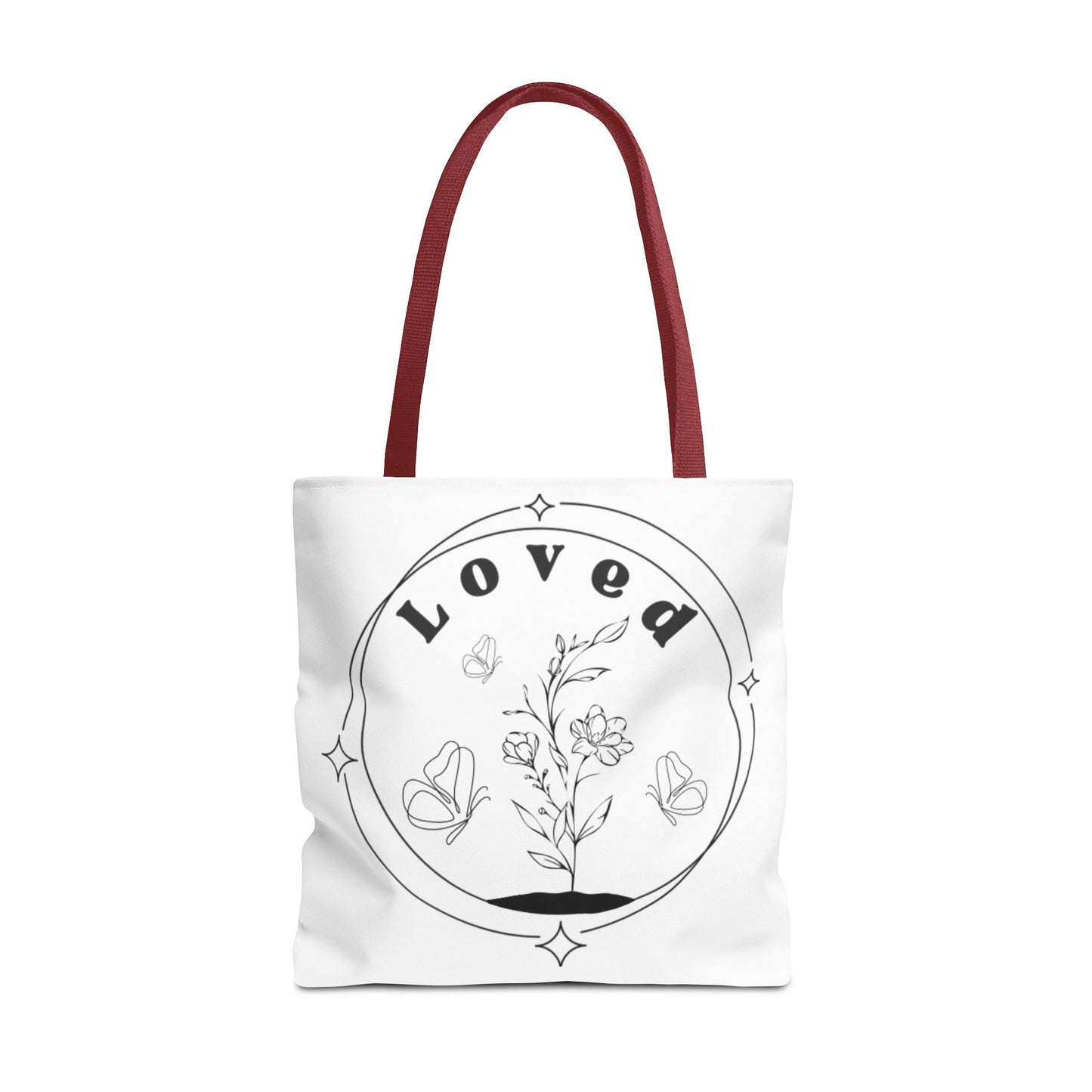 Loved Tote Bag - Stylish All-Over Print for Women's Spiritual Journey