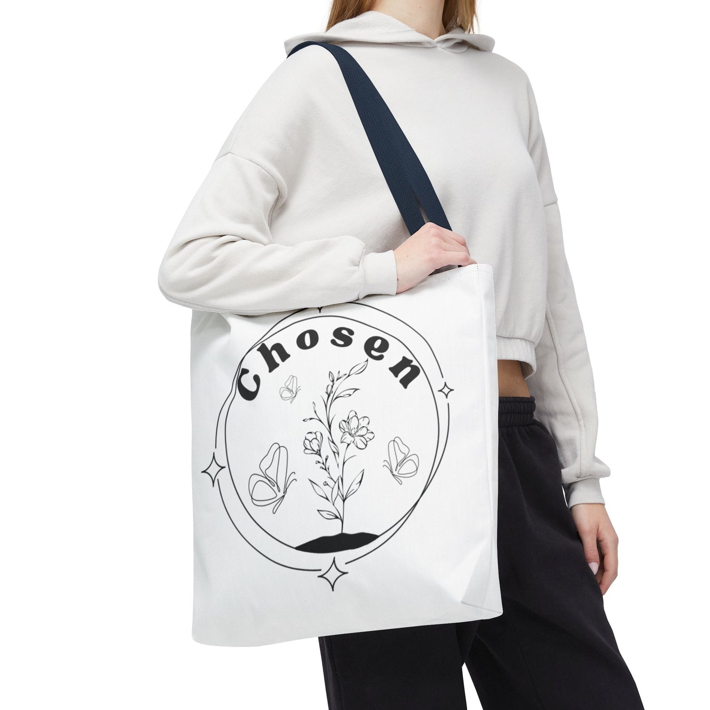 Chosen Floral Tote Bag – Empowerment + Style
