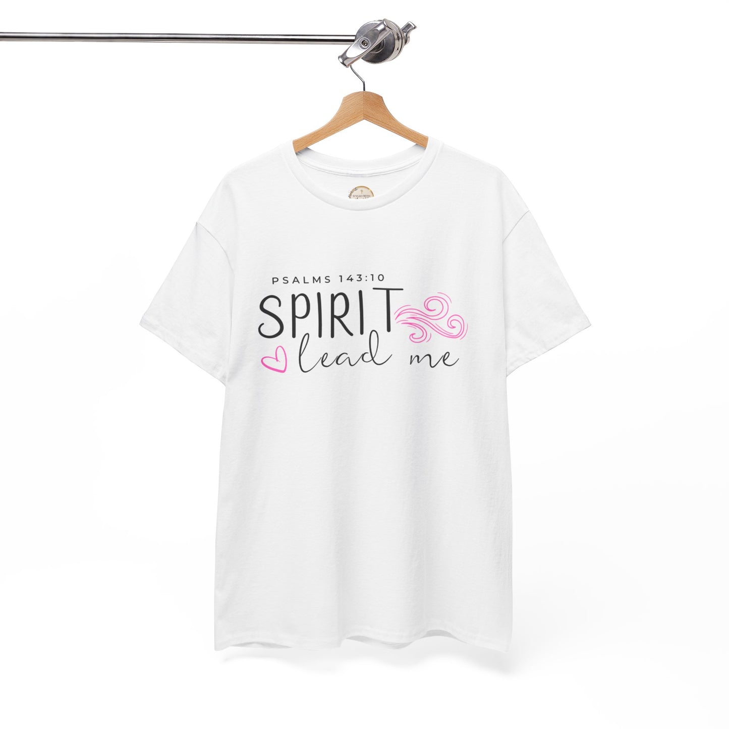 Psalms 143:10 Spirit Lead Me Unisex Heavy Cotton Tee