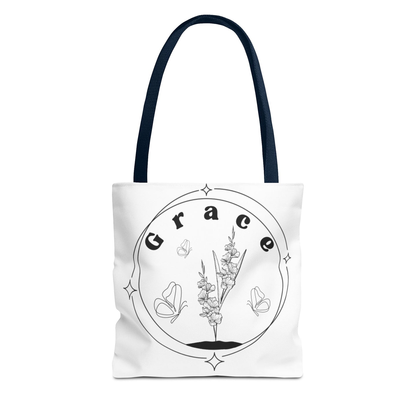 Grace Tote Bag - Stylish All-Over Print for Women's Spiritual Journey
